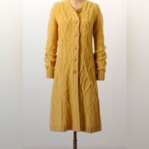 Anthropologie Far Away From Close Sweater Duster L